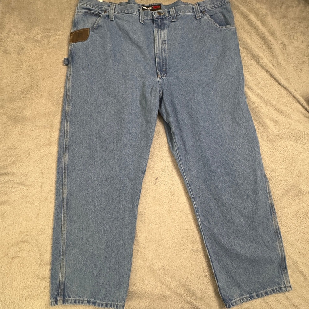 NWT Wrangler Men's FR Riggs Jeans Actual Size 52x31‎ BRAND NEW!